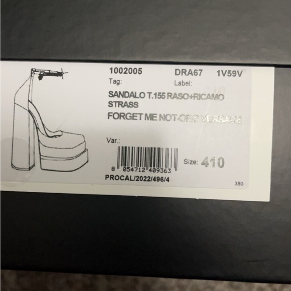 Brand New Versace Forget Me Not Platform - Picture 7 of 7